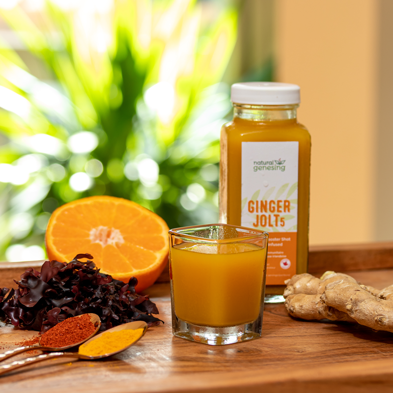 Ginger Jolt: Immune-Boosting Ginger & Irish Moss Shot