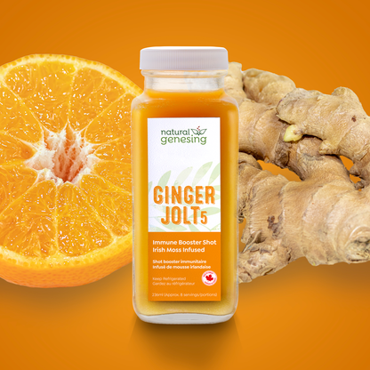 Ginger Jolt: Immune-Boosting Ginger & Irish Moss Shot